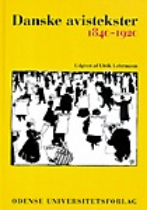 Billede af Danske Avistekster 1840-1920