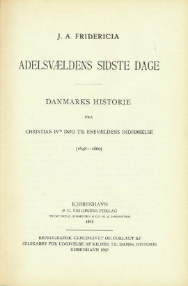 Billede af Adelsvældens sidste Dage