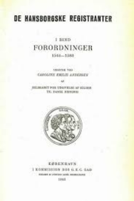 Billede af De Hansborgske Regist. 1-2