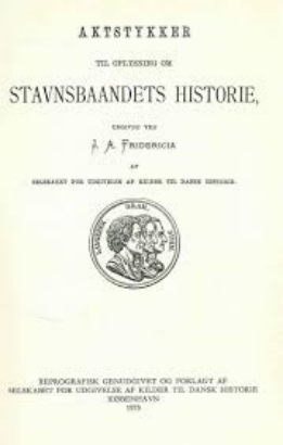 Billede af Stavnsbaandets Historie