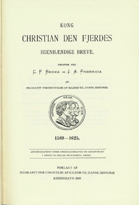 Billede af Kong Chr. 4 Breve I-VIII